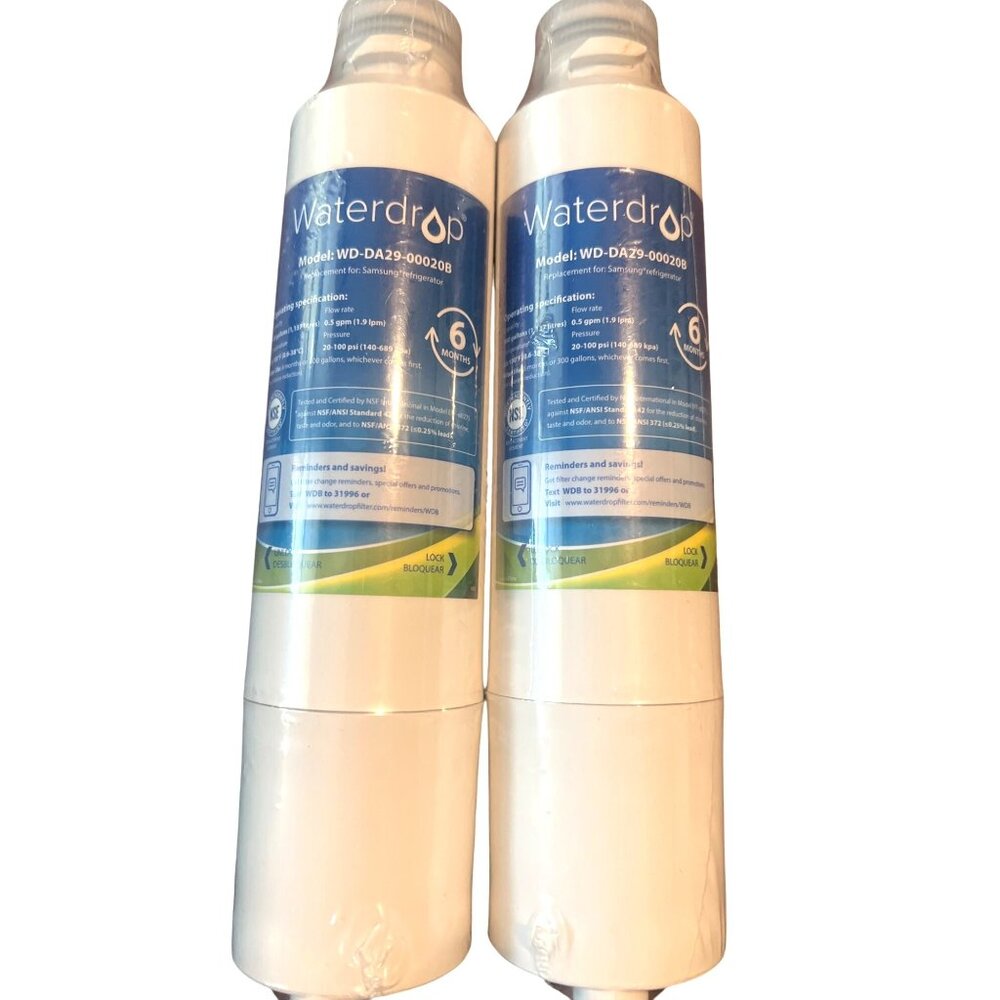 Waterdrop Refrigerator Water Filter‎ WD-DA29-00020B Replacement For Samsung